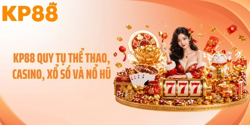 KP88 quy tụ thể thao, casino, xổ số và nổ hũ 